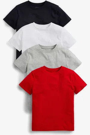 Next 100% Bomuld Kortærmet T-shirt 4 Pakke (3-16år)3 år (98cm)
