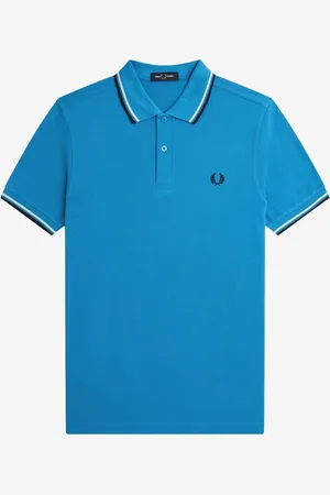 Fred Perry Poloskjorte med dobbelt stribe på kraveX-Large
