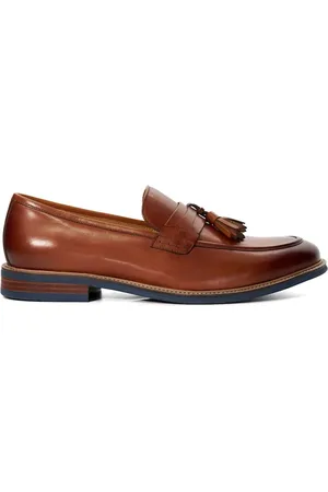 Dune Simley Contrast Sole Tassle Loafers