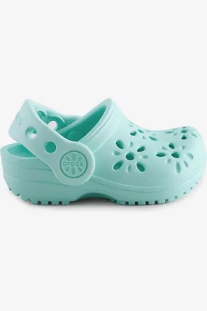 Crocs Kids Classic Floral Cut Out Clogsuk4eu205