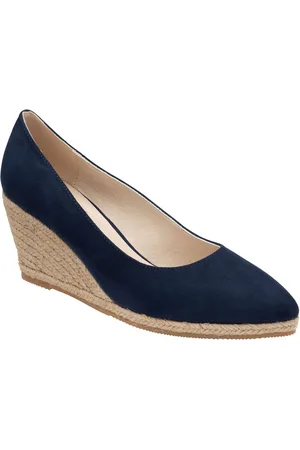 Lotus Microfibre Wedge Shoes