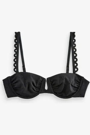 Never Fully Dressed Broiderie Cupped Bikini Top85DD