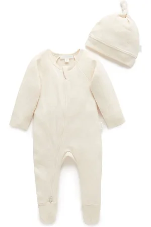 Purebaby Zip Sparkedragt & Hatte og huer 2 Pakke3 - 6 måneder (62 - 68cm)