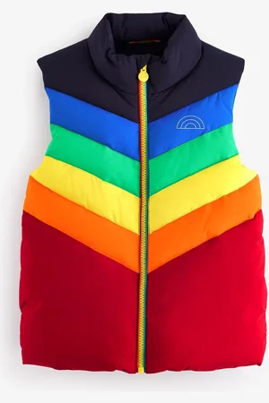 Little Bird Rainbow Stribet Vandafvisende Chevron Vest3 - 4 år (98 - 104cm)