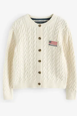 Superdry Cable Knit 100% Cotton Cardigan140146cm