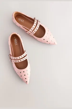 Next Forever Comfort Letaher Point Toe Stud Mary Jane Shoes