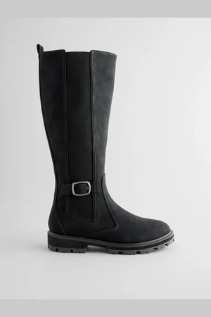 Next Forever Comfort Knee High Buckle Chelsea Boots