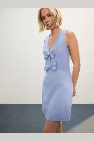 Next Sleeveless Bow Front Mini Dress46høj