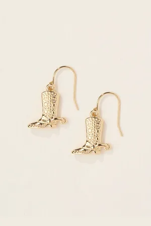 Fat Face FatFace Cowboy Boot Drop Earringsen
