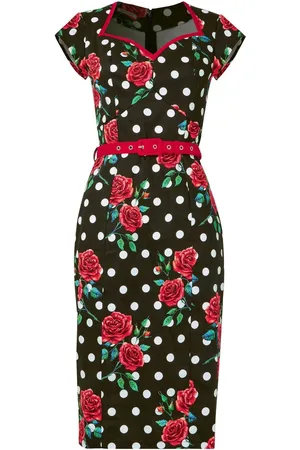 Joe Browns Polka Rose Bodycon Dress40lille