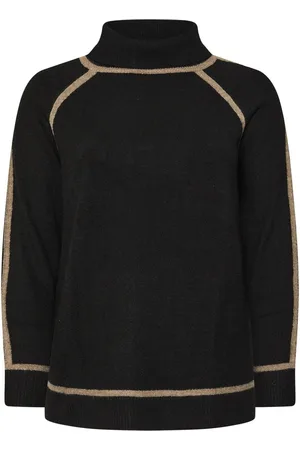 Evans Colorblock Rullekrave Sort Trøje58-60