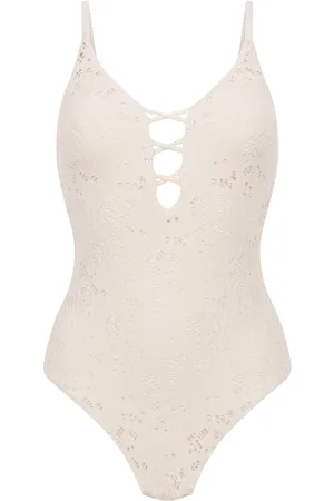 Hunkemöller Crochet White Swimsuitsmall
