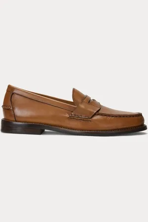 Ralph Lauren Leather Alston Pony Loafers