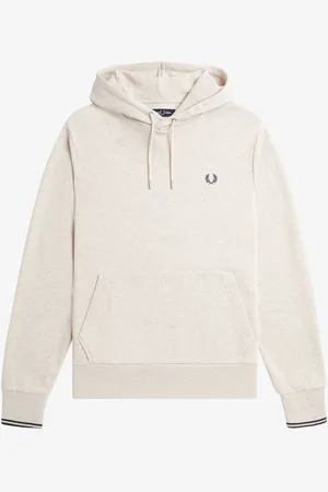 Fred Perry 100% Cotton Tipped Overhead HoodieS