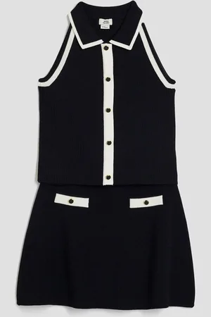 River Island Girls Button Top and Skirt Set134140cm