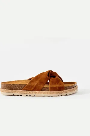 mint&berry Bryony Suede Flat Sandalseu37