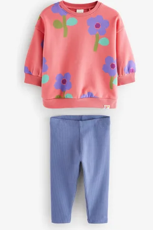 Next 100% Cotton Sweatshirt and Leggings Set (3mths-7yrs)3 - 4 år (98 - 104cm)
