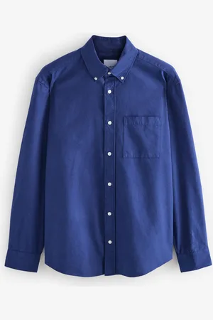 Next Brushed 100% Cotton Oxford Long Sleeve ShirtM