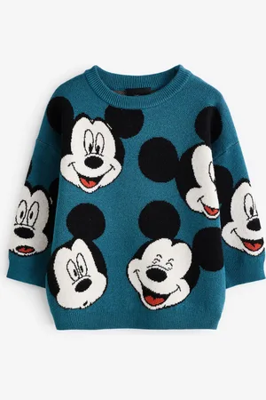 Next Mickey Mouse Knitted Crew Neck Jumper (3mths-7yrs)6 - 7 år (116 - 122cm)