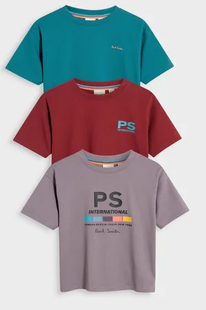 Paul Smith Drenge Signature 100% Bomuld T-shirt 3 Pakke6 år (116cm)