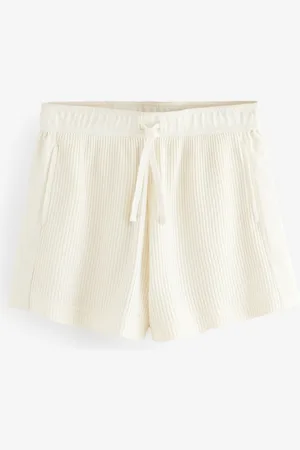 Next Vaflet sommershorts med teksturMiddel