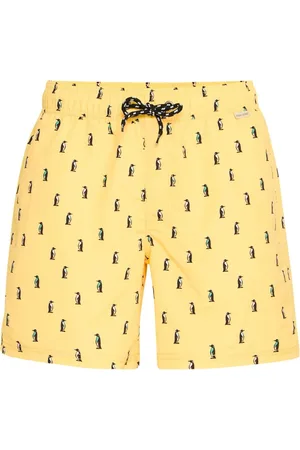 Blend Penguin Print Swim Shortsmedium