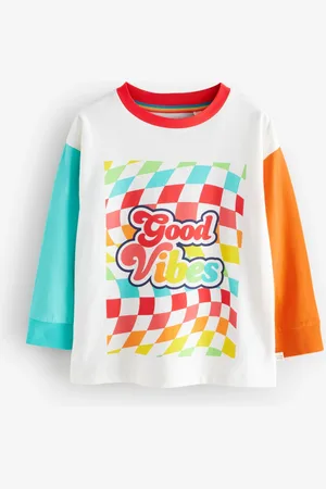 Little Bird 100% Cotton Long Sleeve Colourful T-Shirt140146cm