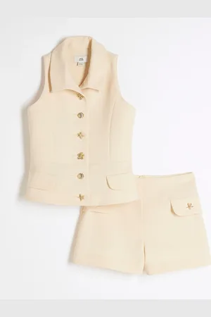 River Island Girls Waistcoat Shell Set122128cm