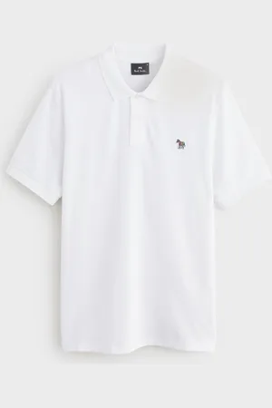 Paul Smith Regular-Fit 100% Organic Cotton White Polo Shirtxlarge
