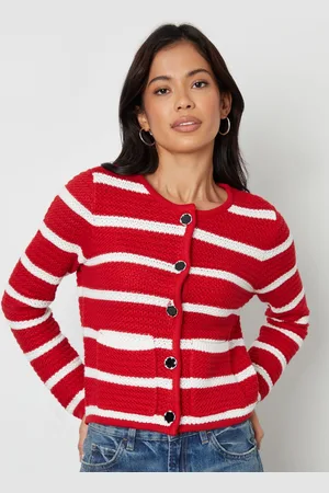 Threadbare Button Up Knitted Black Cardigan40