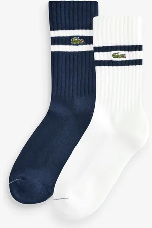 Lacoste Blue/Grey Socks 2 Pack9.5-13
