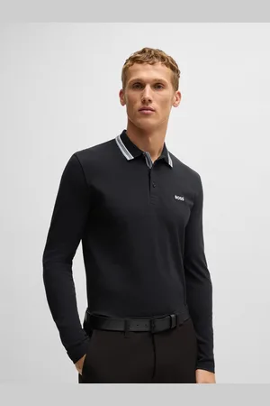 HUGO BOSS 100% Cotton Piqué Contrast Logo Polo Shirt3XL