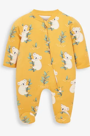 JoJo Maman Bébé Print Zip Cotton Baby Sleepsuit3 - 6 måneder (62 - 68cm)