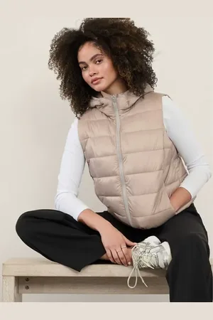 Athleta Aire Puffer Vest Gilet JakkeM