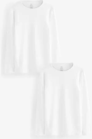 Next Kind To Skin Long Sleeve T-Shirts 2 Pack (9mths-12yrs)6 - 7 år (116 - 122cm)