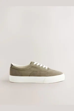 Next Chunky Canvas Pumps