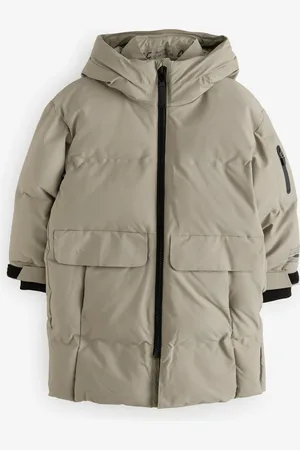 Next Premium vandtæt langline polstret pufferfrakke (3-16år)12 år (152cm)