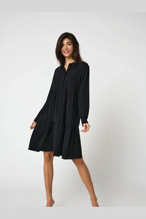 JDY Tiered Shirt Smock Dress36