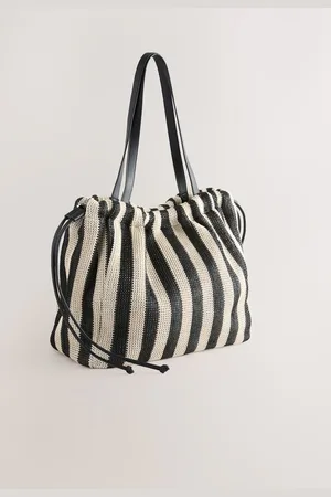 Next Raffia SkuldertaskeEn