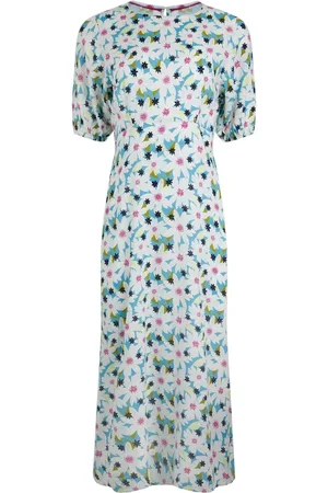 Weird Fish Everly Eco Viscose Printed Tea Dress48