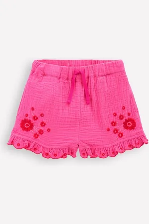 Boden Double Cloth Frill Hem 100% Cotton Shorts140146cm
