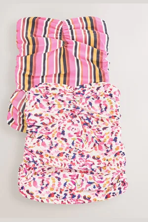 Next Vendbar Ruched Bandeau Tankini Top40