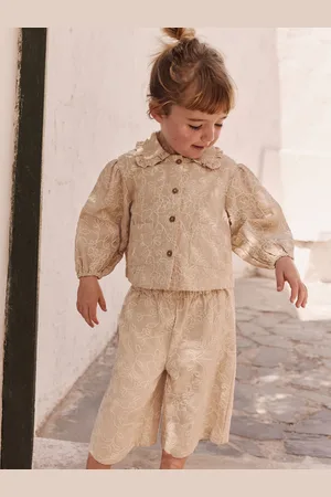 Next Embroidered Shacket and Trousers Set (3mths-7yrs)9 - 12 måneder (74 - 80cm)