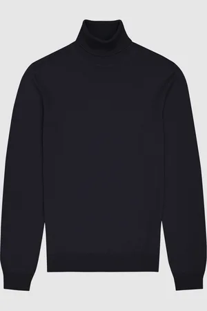 Reiss Caine Slim Fit Merino Wool Rullekrave TrøjeXL