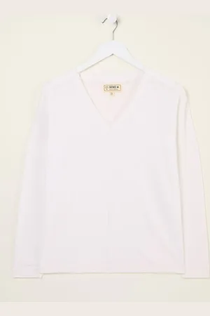 Fat Face FatFace V-Neck Knitted Jumper