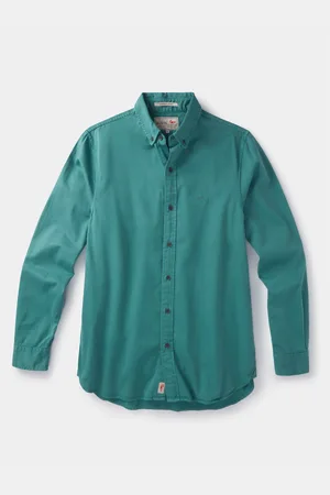 Aubin Green Hessle 100% Cotton ShirtXL