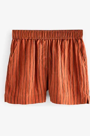 Next Textured Crinkle Elasticated Waist Shorts46 Høj