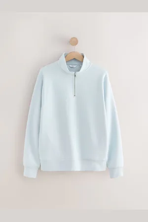Next Jersey Cotton Rich Quarter Zip SweatshirtStor