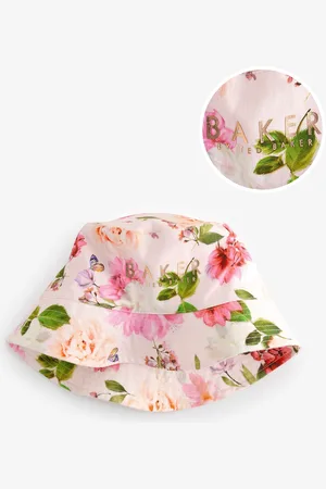 Ted Baker Girls Floral Pink Bucket Hat110116cm
