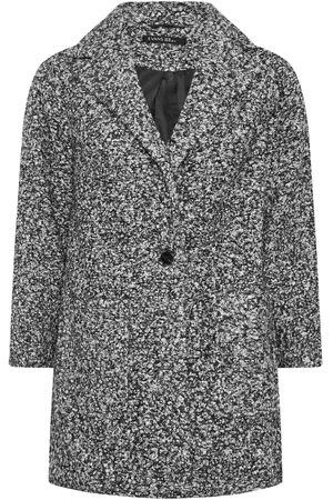 Evans Grey Curve Boucle Formelt frakke46